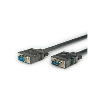 ROLINE Cable VGA HD15 ST - ST de 20m, Negro ROLINE Cable VGA HD15 ST - ST de 20m, Negro