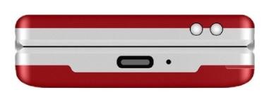 Maxcom MM 835L Teléfono Móvil con Tapa Rojo, Pantalla 3.5", Cámara 0.3 MP, Dual SIM