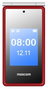 Maxcom MM 835L Teléfono Móvil con Tapa Rojo, Pantalla 3.5", Cámara 0.3 MP, Dual SIM
