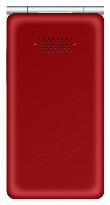 Maxcom MM 835L Teléfono Móvil con Tapa Rojo, Pantalla 3.5", Cámara 0.3 MP, Dual SIM