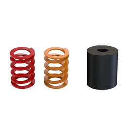 MOZA RACING RS17 Kit de accesorios para pedales, compatible con SR-P, Negro, Naranja, Rojo