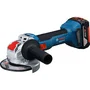 Bosch Professional Amoladora Angular Inalámbrica GWX 18V-8, 125 mm, 18 V, 2 Baterías GBA 4.0 Ah + GAL 1840 L X-LOCK