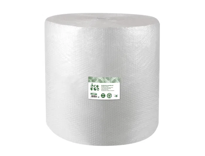 Liderpapel ecouse Plástico Burbuja 1x50m con 30% Plástico Reciclado para Embalaje y Protección