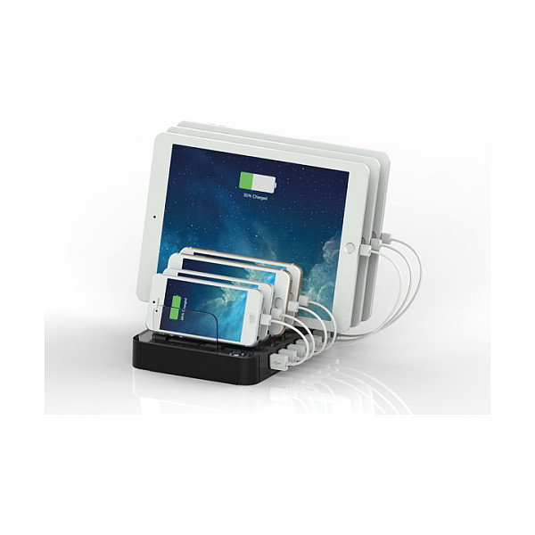 ROLINE Estación de carga USB de 7 puertos