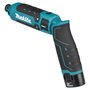 Makita TD023DSE Atornillador de impacto angular con función de plegado, 7.2 V