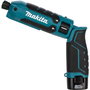 Makita TD023DSE Atornillador de Impacto Angular 7,2 V con 2 Baterías