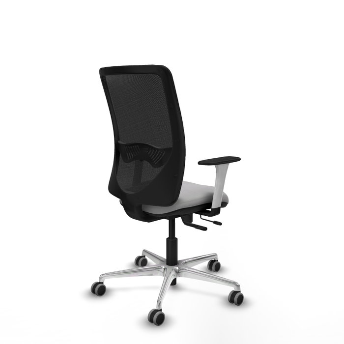 PIQUERAS Y CRESPO Silla de oficina Zulema Gris claro y Negro