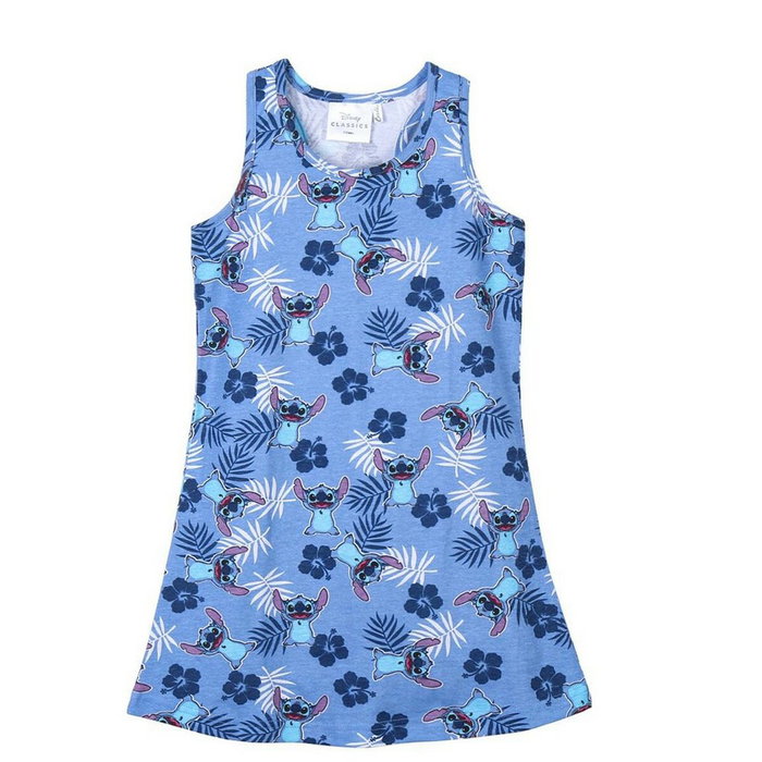 Vestido Stitch Azul 6 Años