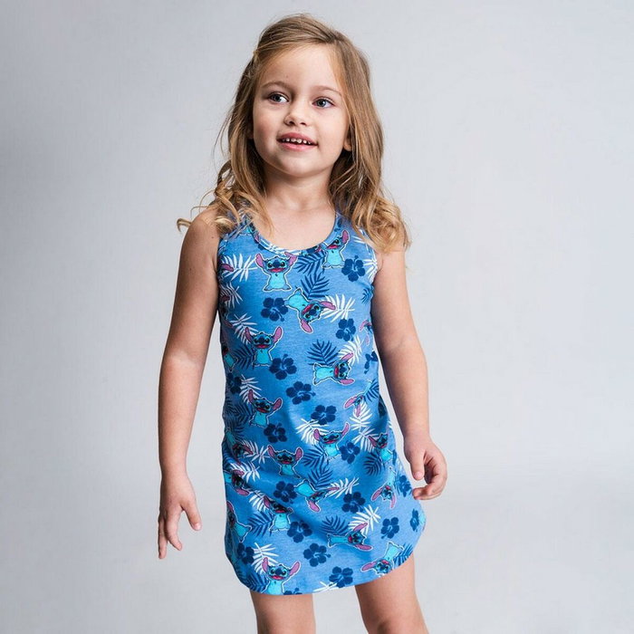 Vestido Stitch Azul 6 Años