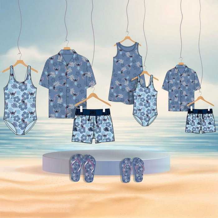 Vestido Stitch Azul 6 Años