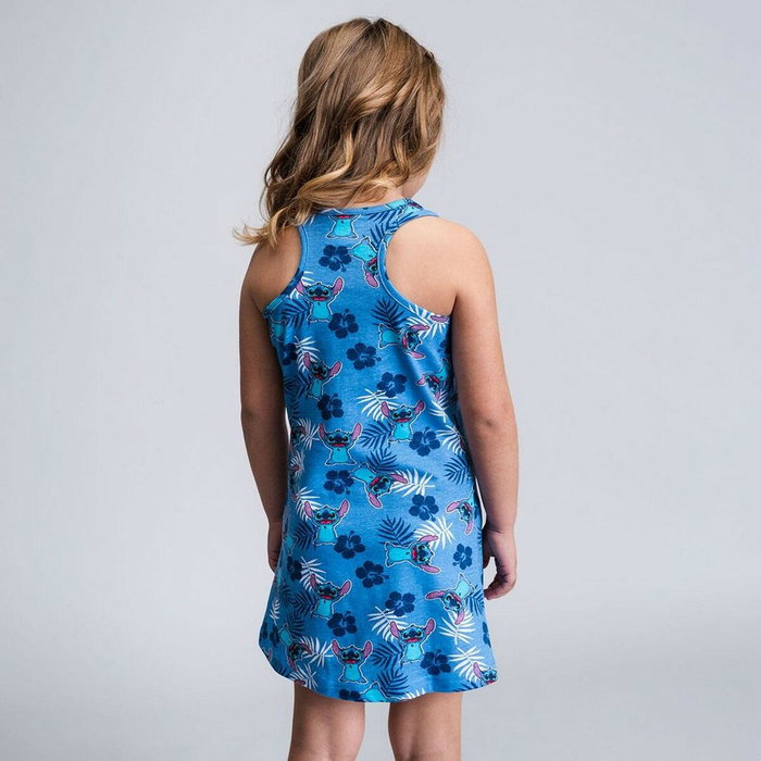 Vestido Stitch Azul 6 Años