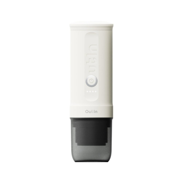 OutIn Nano Cafetera de espresso portátil blanca