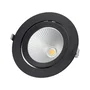 Foco Downlight LED 40W 4000 Lm 4200K Orientable UGR17 50.000H Negro