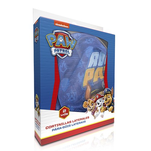 Abc 2 Cortinillas Azul Patrulla New Canina