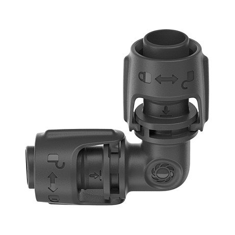 GARDENA MDS L-Stück 13 mm (1/2 pulgada) 2 unidades de conexión en L de piezas y conectores GARDENA MDS L-Stück 13 mm (1/2 pulgada) 2 unidades de conexión en L de piezas y conectores