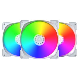 Montech HP140 ARGB PWM 140 mm, Pack de 3, Blanco