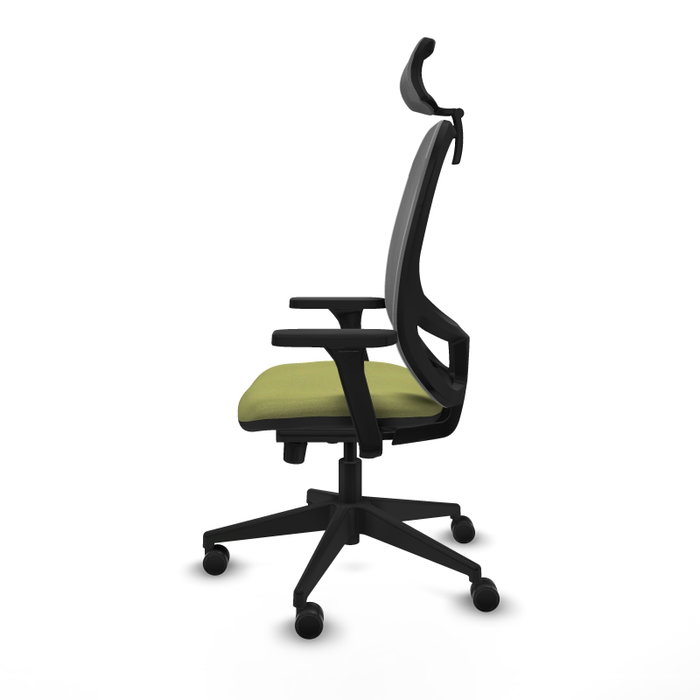 PIQUERAS Y CRESPO Silla de oficina Cilanco con mecanismo Sincro, Verde oliva y Gris PIQUERAS Y CRESPO Silla de oficina Cilanco con mecanismo Sincro, Verde oliva y Gris