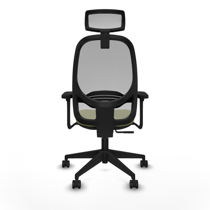 PIQUERAS Y CRESPO Silla de oficina Cilanco con mecanismo Sincro, Verde oliva y Gris PIQUERAS Y CRESPO Silla de oficina Cilanco con mecanismo Sincro, Verde oliva y Gris