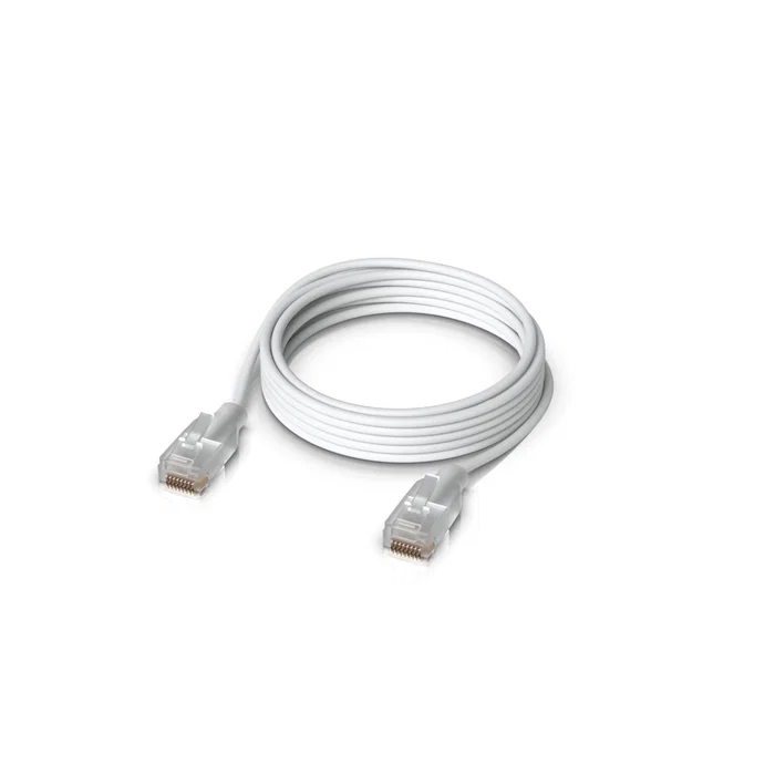 Ubiquiti UACC-Cable-Patch-EL-2M-W Cat6 2 m Blanco Translúcido