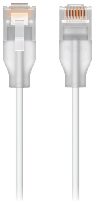 Ubiquiti UACC-Cable-Patch-EL-2M-W Cat6 2 m Blanco Translúcido
