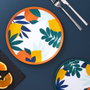 Home Deco Factory Plato Llano de Melamina Colección Rio 25.5 cm