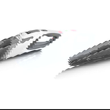 Severin HV 7146 S'Power Wet&Dry Aspirador Inalámbrico con Cepillo Turbo, Batería de Litio 18.5V, 5500 Pa, 30 Min, Gris/Rojo/Blanco