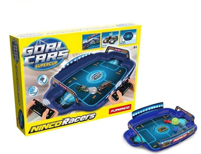 Ninco Estadio con Coches Radio Control Goal Cars Supercup para Fútbol con Luces 50x70 cm