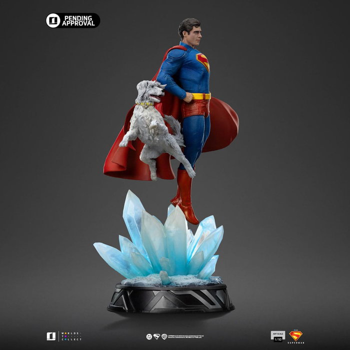 Iron Studios Superman Legacy Estatua 1/10 Art Scale Superman & Krypto