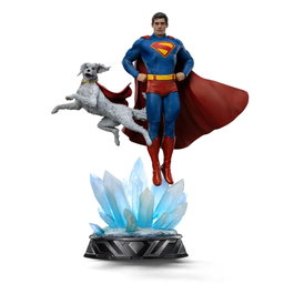Iron Studios Superman Legacy Estatua 1/10 Art Scale Superman & Krypto
