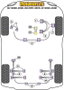 Powerflex PFF1-813 Motor Stabiliser Montaje Silentblock Poliuretano Alto Rendimiento