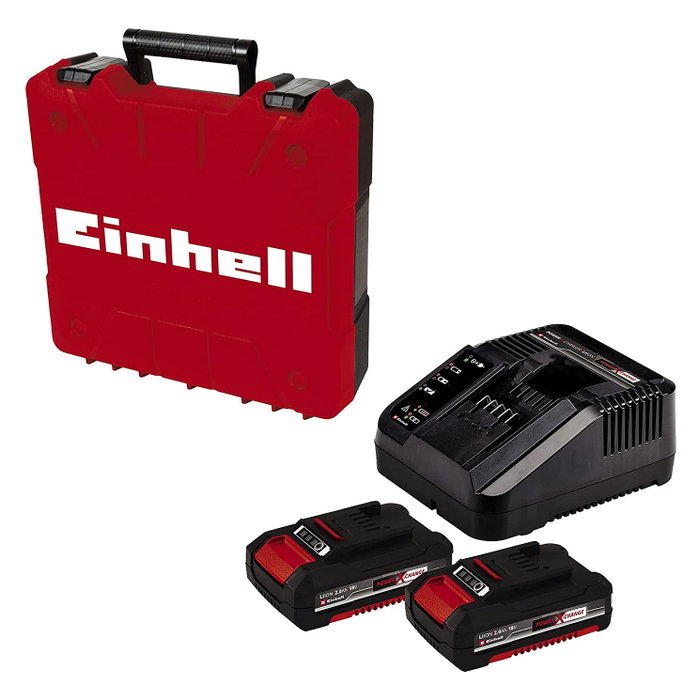 Einhell Power X-Change TE-CD 18/40 Li BL Destornillador eléctrico 18V con 2 baterías de 2,0Ah Einhell Power X-Change TE-CD 18/40 Li BL Destornillador eléctrico 18V con 2 baterías de 2,0Ah