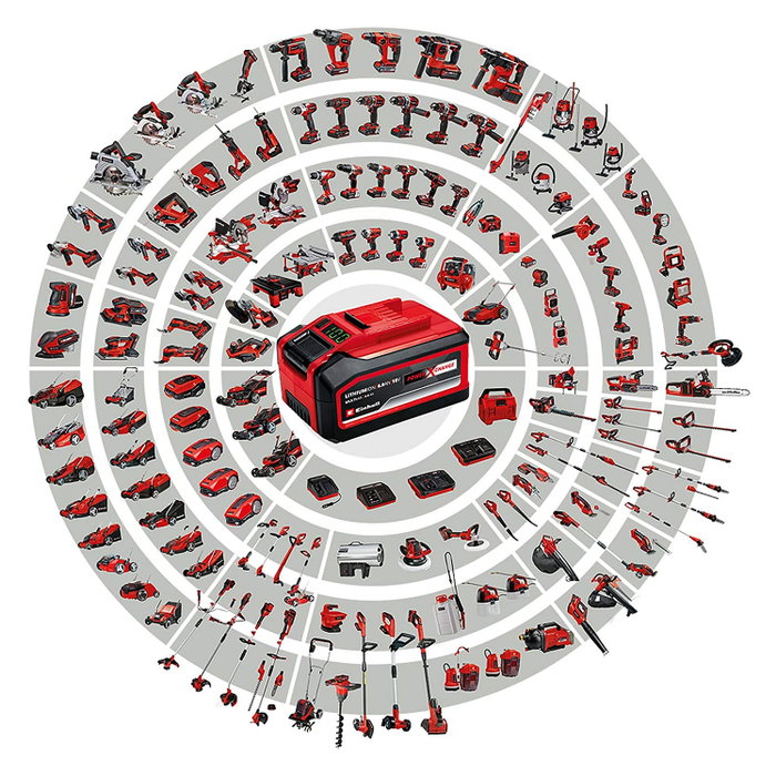 Einhell Power X-Change TE-CD 18/40 Li BL Destornillador eléctrico 18V con 2 baterías de 2,0Ah Einhell Power X-Change TE-CD 18/40 Li BL Destornillador eléctrico 18V con 2 baterías de 2,0Ah