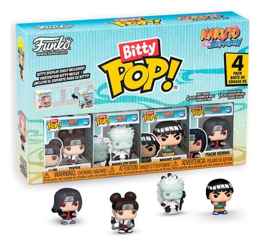 Funko Bitty POP! Naruto Display de 12 Pack de 4 Figuras de 2,5 cm Funko Bitty POP! Naruto Display de 12 Pack de 4 Figuras de 2,5 cm