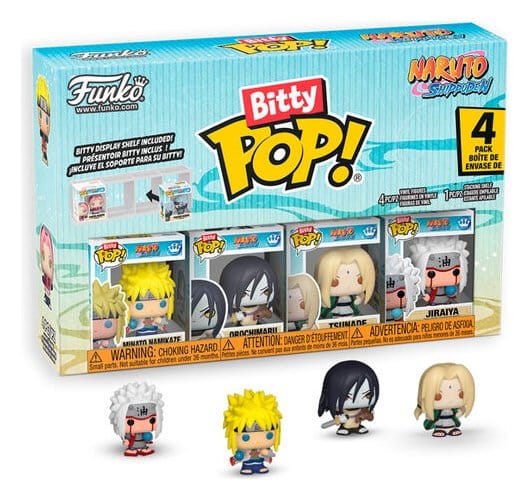 Funko Bitty POP! Naruto Display de 12 Pack de 4 Figuras de 2,5 cm Funko Bitty POP! Naruto Display de 12 Pack de 4 Figuras de 2,5 cm