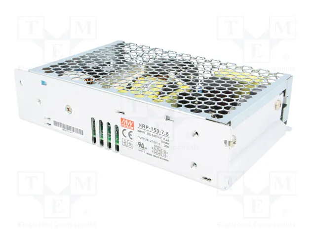 MEAN WELL HRP-150-7.5 Alimentador de impulso 150W 7,5VDC
