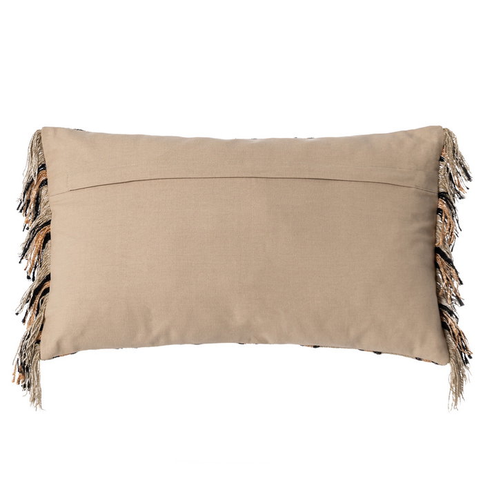 Cojín Beige-Ocre Algodón/Terciopelo 30 X 50 cm (Set de 2)