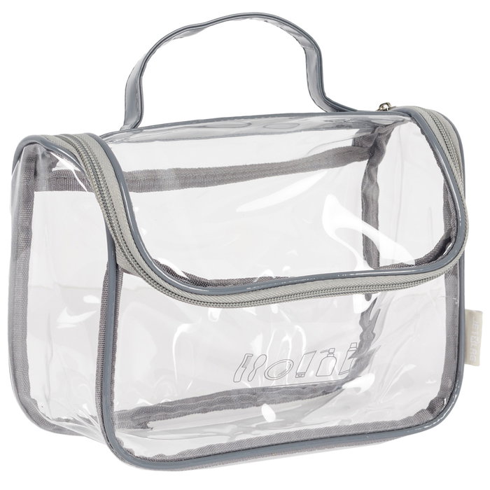Jet Lag Neceser Transparente PVC Capacidad 4 L Medidas 22x10x18 cm Jet Lag Neceser Transparente PVC Capacidad 4 L Medidas 22x10x18 cm