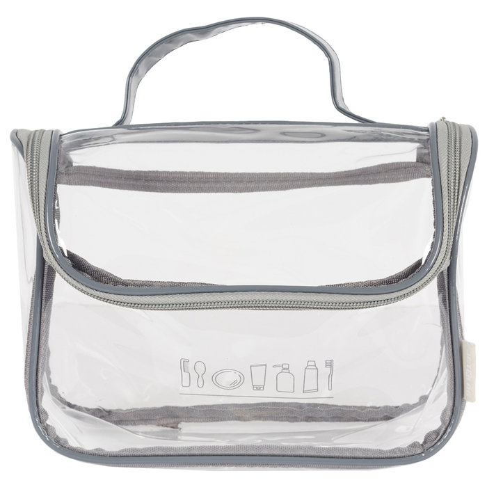 Jet Lag Neceser Transparente PVC Capacidad 4 L Medidas 22x10x18 cm Jet Lag Neceser Transparente PVC Capacidad 4 L Medidas 22x10x18 cm