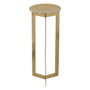 Ixia Portavelas Dorado Acero Inoxidable 16,50 x 16,50 x 38,50 cm