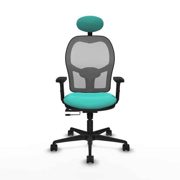PIQUERAS Y CRESPO Silla de oficina Jorquera Turquesa y Gris PIQUERAS Y CRESPO Silla de oficina Jorquera Turquesa y Gris