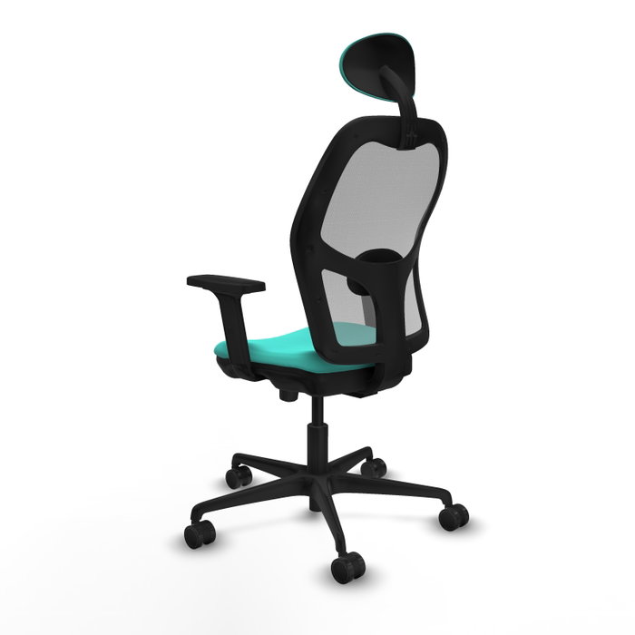 PIQUERAS Y CRESPO Silla de oficina Jorquera Turquesa y Gris PIQUERAS Y CRESPO Silla de oficina Jorquera Turquesa y Gris
