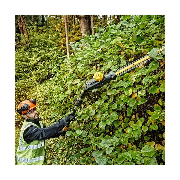 DeWALT DCMPH566N-XJ Tijera de Poda de Altura a Batería 18V, Corte 2.5 cm 2800 spm, Longitud 55 cm, 5 Ah, Negro/Amarillo DeWALT DCMPH566N-XJ Tijera de Poda de Altura a Batería 18V, Corte 2.5 cm 2800 spm, Longitud 55 cm, 5 Ah, Negro/Amarillo