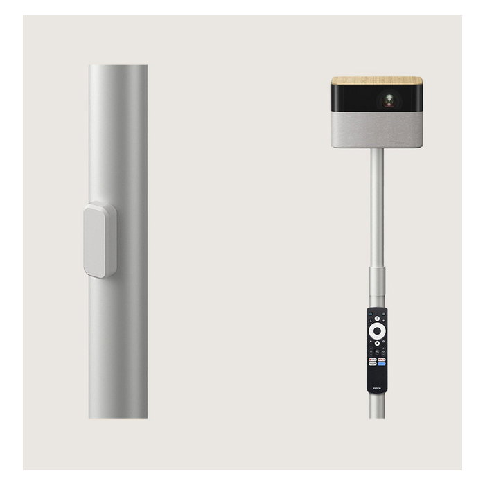 Epson ELPFS01 Soporte de Suelo para Epson Lifestudio Flex EF-71 y EF-72, Plateado, Altura Ajustable 600-800 mm