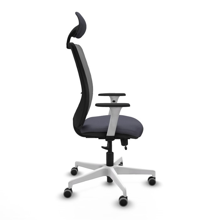 PIQUERAS Y CRESPO Silla de oficina Zulema Gris con mecanismo Sincro/Traslack