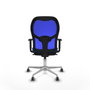 PIQUERAS Y CRESPO Silla de oficina Jorquera Azul con Mecanismo Sincro