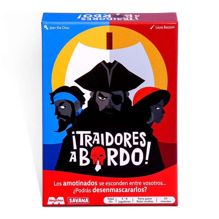 Magic Box Traidores a Bordo - Juego de Mesa de Roles Ocultos - Estrategia y Engaño - +10 Años Magic Box Traidores a Bordo - Juego de Mesa de Roles Ocultos - Estrategia y Engaño - +10 Años