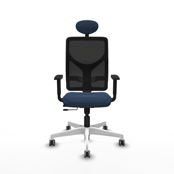 PIQUERAS Y CRESPO Silla de oficina Motilla con mecanismo Sincro/Traslack Azul marino y Negro PIQUERAS Y CRESPO Silla de oficina Motilla con mecanismo Sincro/Traslack Azul marino y Negro