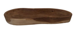 DKD Home Decor Centro de Mesa de Teca Natural 50x17x6 cm