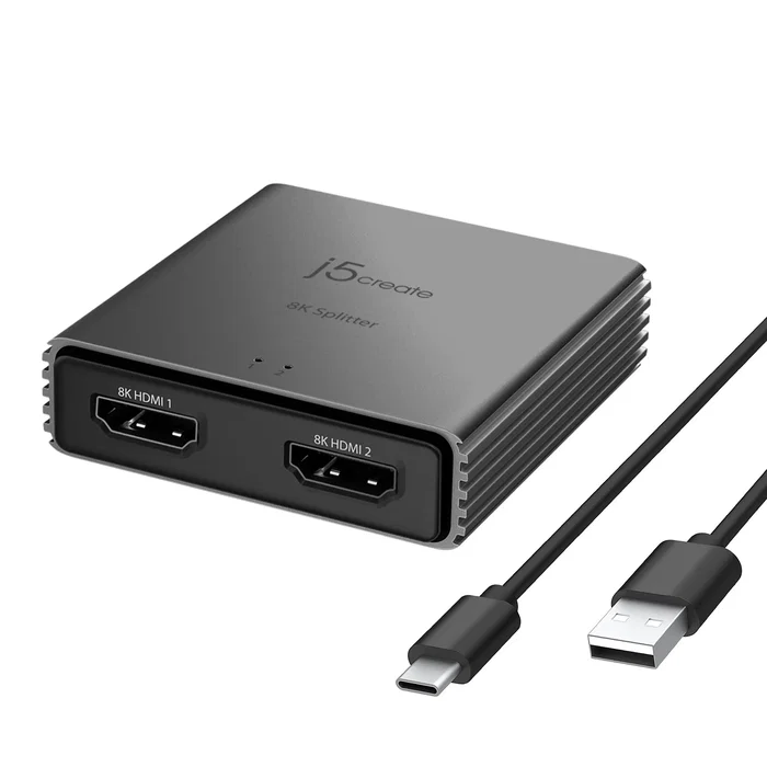 J5create Divisor HDMI 2.1 de 2 vías 8K J5create Divisor HDMI 2.1 de 2 vías 8K
