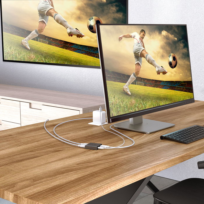 J5create Divisor HDMI 2.1 de 2 vías 8K